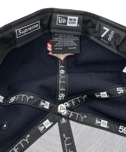 New Era（ニューエラ）New Era (ニューエラ) Supreme (シュプリーム) Multi S Logo　キャップ ネイビー サイズ:７8/5の古着・服飾アイテム