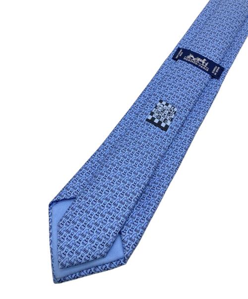HERMES（エルメス）HERMES (エルメス) ネクタイ ブルー サイズ:FREEの古着・服飾アイテム