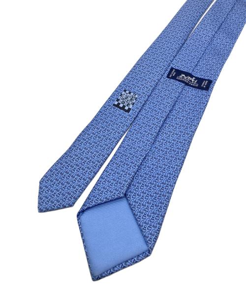 HERMES（エルメス）HERMES (エルメス) ネクタイ ブルー サイズ:FREEの古着・服飾アイテム
