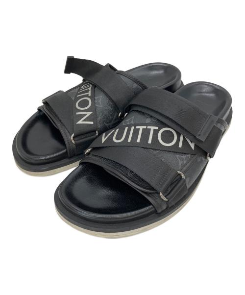 LOUIS VUITTON（ルイ ヴィトン）LOUIS VUITTON (ルイ ヴィトン) サンダル ブラック サイズ:８の古着・服飾アイテム