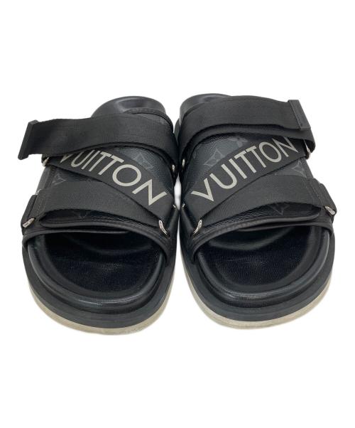 LOUIS VUITTON（ルイ ヴィトン）LOUIS VUITTON (ルイ ヴィトン) サンダル ブラック サイズ:８の古着・服飾アイテム
