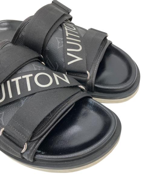 LOUIS VUITTON（ルイ ヴィトン）LOUIS VUITTON (ルイ ヴィトン) サンダル ブラック サイズ:８の古着・服飾アイテム