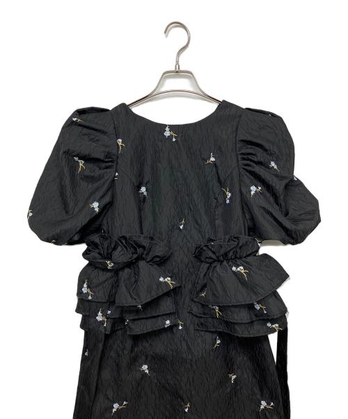 ANDRESD（アンドレスド）ANDRESD (アンドレスド) 2383-50390　半袖ワンピース ブラック サイズ:S 未使用品の古着・服飾アイテム