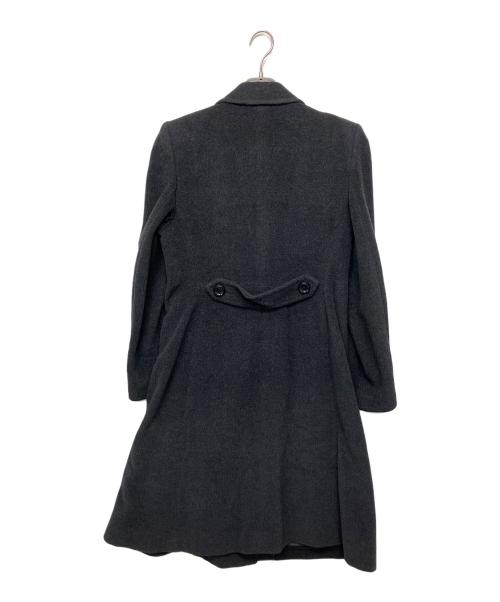 Yves Saint Laurent（イヴサンローラン）Yves Saint Laurent (イヴサンローラン) NTA61-165　ダブルチェスターロングコ－ト グレー サイズ:36の古着・服飾アイテム