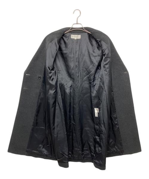 Yves Saint Laurent（イヴサンローラン）Yves Saint Laurent (イヴサンローラン) NTA61-165　ダブルチェスターロングコ－ト グレー サイズ:36の古着・服飾アイテム
