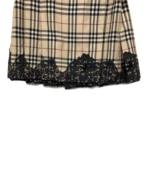 BURBERRY LONDON（バーバリーロンドン）BURBERRY LONDON (バーバリーロンドン) ノバチェックラップスカート ベージュ サイズ:Sの古着・服飾アイテム