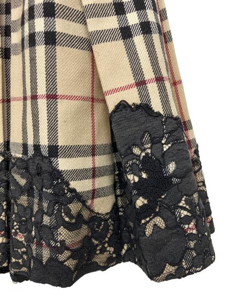 BURBERRY LONDON（バーバリーロンドン）BURBERRY LONDON (バーバリーロンドン) ノバチェックラップスカート ベージュ サイズ:Sの古着・服飾アイテム
