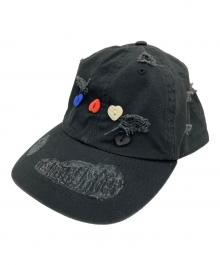 GLASS CYPRESS（グラス・サイプレス）の古着「Black Heart Hat　キャップ」｜ブラック