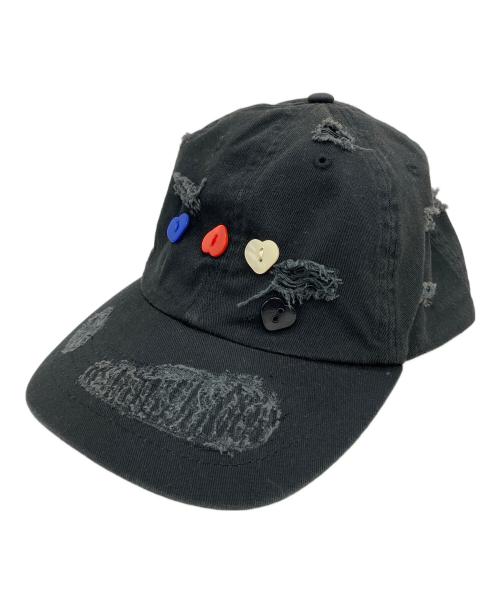 GLASS CYPRESS（グラス・サイプレス）GLASS CYPRESS (グラス・サイプレス) Black Heart Hat　キャップ ブラック サイズ:不明の古着・服飾アイテム
