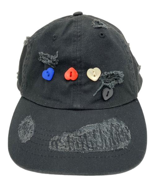 GLASS CYPRESS（グラス・サイプレス）GLASS CYPRESS (グラス・サイプレス) Black Heart Hat　キャップ ブラック サイズ:不明の古着・服飾アイテム