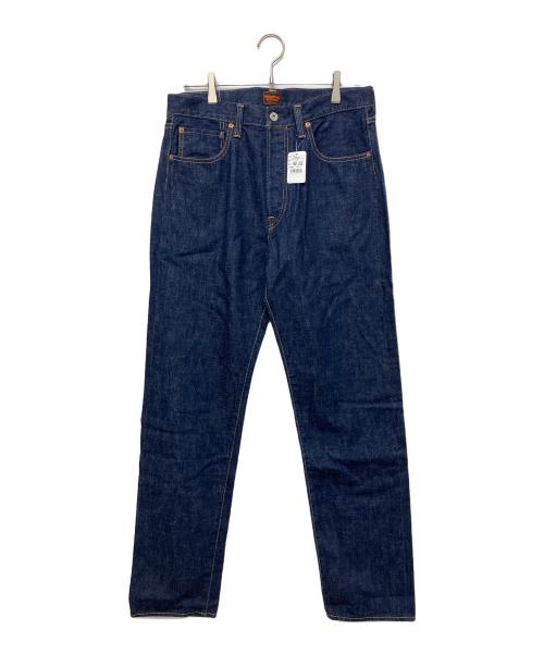 MOANDMO CLOTHING（モーアンドモークロージング）MOANDMO CLOTHING (モーアンドモークロージング) 7834211202　自由の女神　デニムパンツ インディゴ サイズ:W32×L32 未使用品の古着・服飾アイテム