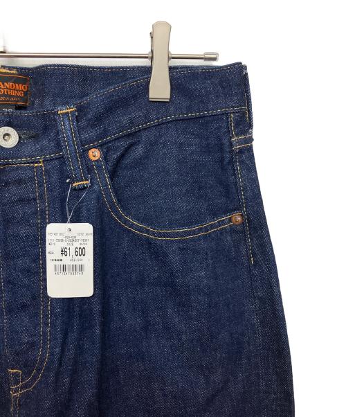 MOANDMO CLOTHING（モーアンドモークロージング）MOANDMO CLOTHING (モーアンドモークロージング) 7834211202　自由の女神　デニムパンツ インディゴ サイズ:W32×L32 未使用品の古着・服飾アイテム