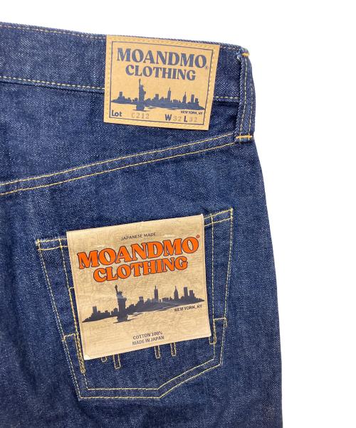 MOANDMO CLOTHING（モーアンドモークロージング）MOANDMO CLOTHING (モーアンドモークロージング) 7834211202　自由の女神　デニムパンツ インディゴ サイズ:W32×L32 未使用品の古着・服飾アイテム