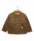 MOANDMO CLOTHINGモーアンドモークロージング）の古着「カバーオール」｜ブラウン