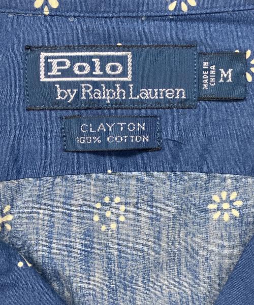 POLO RALPH LAUREN（ポロ・ラルフローレン）POLO RALPH LAUREN (ポロ・ラルフローレン) CLAYTON　バンダナ柄　半袖シャツ ネイビー サイズ:Mの古着・服飾アイテム