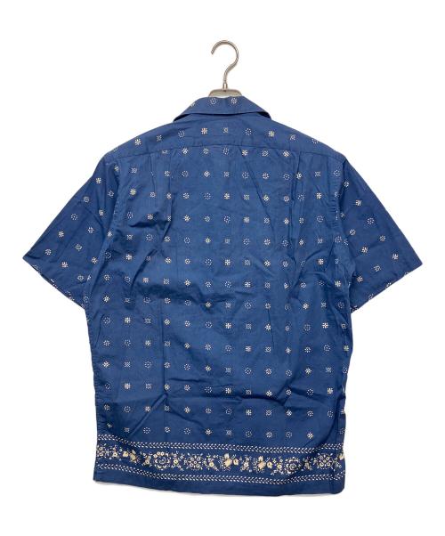 POLO RALPH LAUREN（ポロ・ラルフローレン）POLO RALPH LAUREN (ポロ・ラルフローレン) CLAYTON　バンダナ柄　半袖シャツ ネイビー サイズ:Mの古着・服飾アイテム