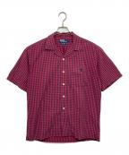 POLO RALPH LAURENポロ・ラルフローレン）の古着「CALDWELL　ギンガムチェック　半袖シャツ」｜レッド