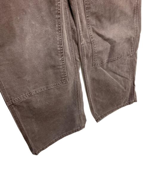 CarHartt（カーハート）CarHartt (カーハート) ダブルニーペインターパンツ　05年 USA製 ブラウン サイズ:W36×L30の古着・服飾アイテム