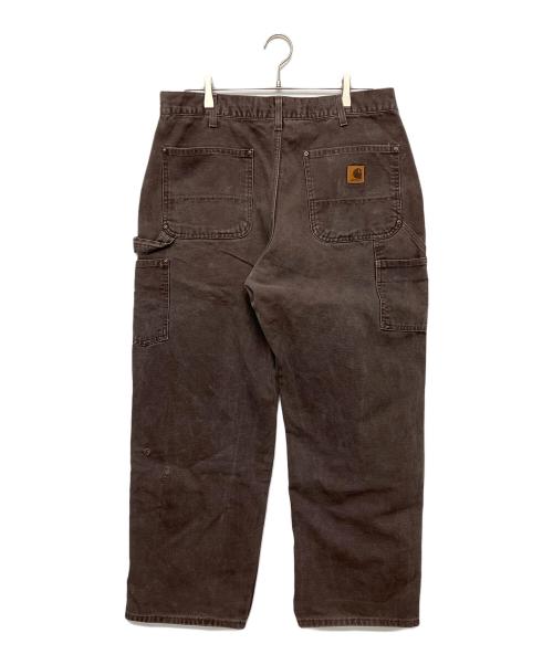 CarHartt（カーハート）CarHartt (カーハート) ダブルニーペインターパンツ　05年 USA製 ブラウン サイズ:W36×L30の古着・服飾アイテム