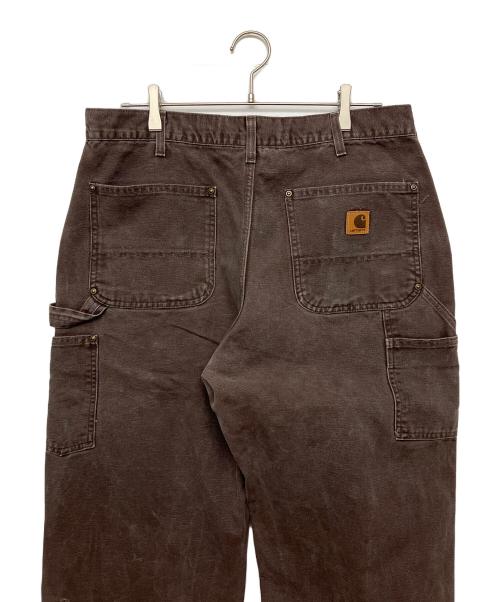 CarHartt（カーハート）CarHartt (カーハート) ダブルニーペインターパンツ　05年 USA製 ブラウン サイズ:W36×L30の古着・服飾アイテム