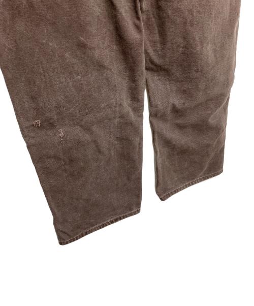 CarHartt（カーハート）CarHartt (カーハート) ダブルニーペインターパンツ　05年 USA製 ブラウン サイズ:W36×L30の古着・服飾アイテム