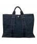 HERMES（エルメス）の古着「ドーヴィルMM キャンバストートバッグ」｜ブラック