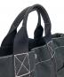 中古・古着 HERMES (エルメス) ドーヴィルMM キャンバストートバッグ ブラック：15000円