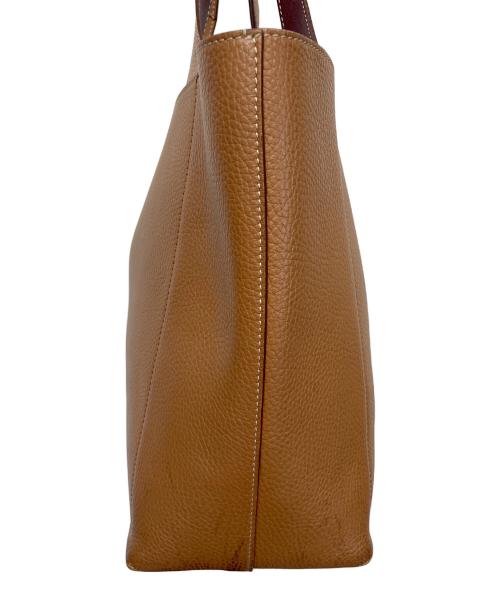 TOD'S（トッズ）TOD'S (トッズ) タイムレス　トートバッグ ブラウンの古着・服飾アイテム