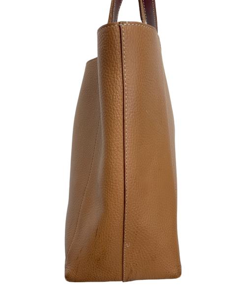 TOD'S（トッズ）TOD'S (トッズ) タイムレス　トートバッグ ブラウンの古着・服飾アイテム