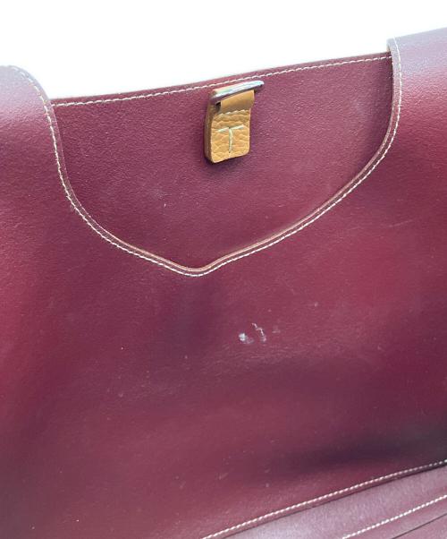 TOD'S（トッズ）TOD'S (トッズ) タイムレス　トートバッグ ブラウンの古着・服飾アイテム
