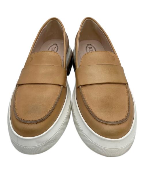 TOD'S（トッズ）TOD'S (トッズ) ローファー ベージュ サイズ:23.5cmの古着・服飾アイテム