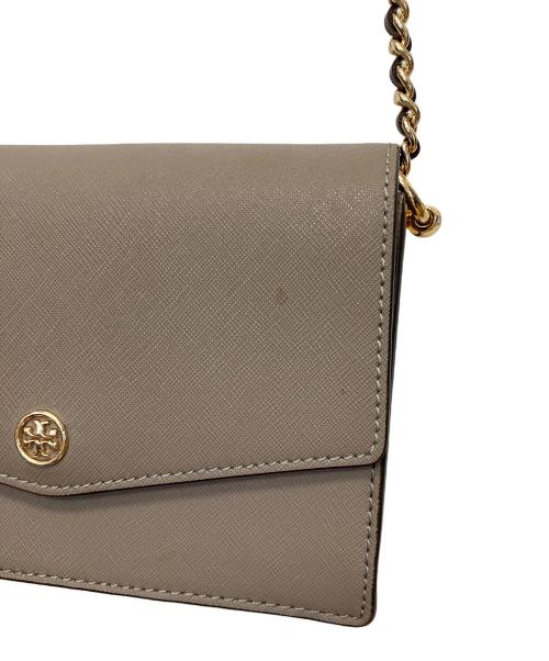 TORY BURCH（トリーバーチ）TORY BURCH (トリーバーチ) チェーンショルダーバッグ グレーの古着・服飾アイテム