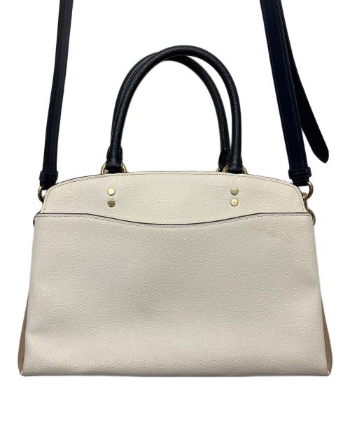 COACH（コーチ）COACH (コーチ) 91162　2WAYバッグ ホワイト×アイボリーの古着・服飾アイテム