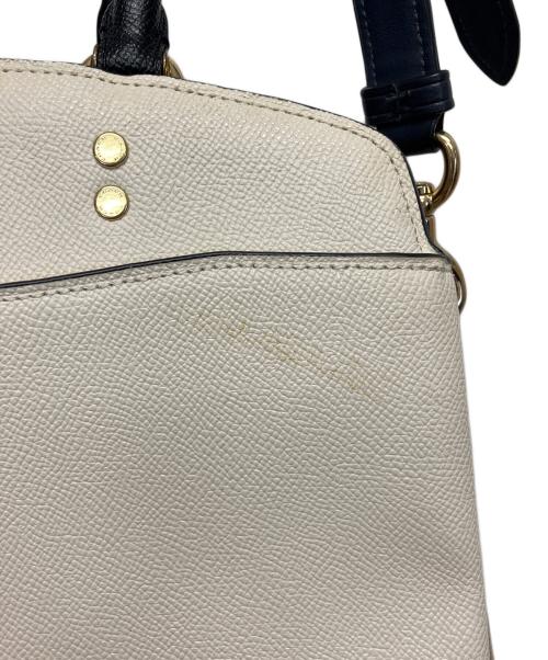 COACH（コーチ）COACH (コーチ) 91162　2WAYバッグ ホワイト×アイボリーの古着・服飾アイテム