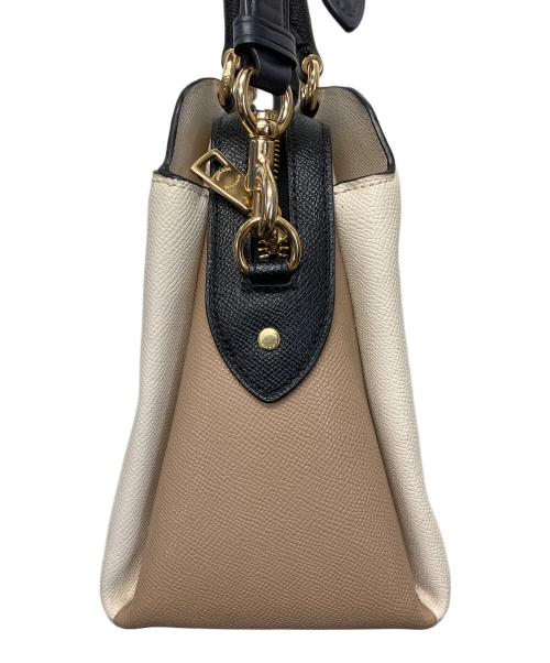 COACH（コーチ）COACH (コーチ) 91162　2WAYバッグ ホワイト×アイボリーの古着・服飾アイテム