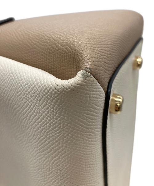COACH（コーチ）COACH (コーチ) 91162　2WAYバッグ ホワイト×アイボリーの古着・服飾アイテム