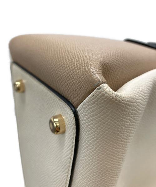 COACH（コーチ）COACH (コーチ) 91162　2WAYバッグ ホワイト×アイボリーの古着・服飾アイテム
