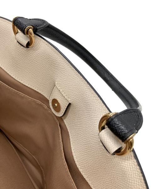 COACH（コーチ）COACH (コーチ) 91162　2WAYバッグ ホワイト×アイボリーの古着・服飾アイテム