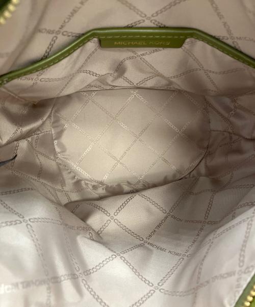 MICHAEL KORS（マイケルコース）MICHAEL KORS (マイケルコース) 30R4G10M6L ショルダーバッグ グリーンの古着・服飾アイテム