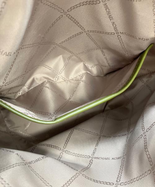 MICHAEL KORS（マイケルコース）MICHAEL KORS (マイケルコース) 30R4G10M6L ショルダーバッグ グリーンの古着・服飾アイテム