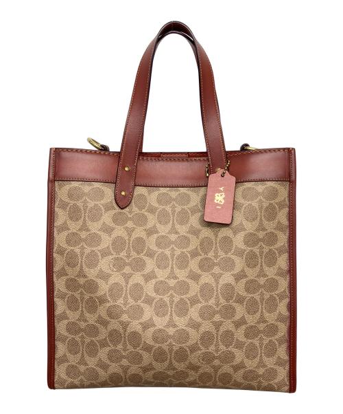 COACH（コーチ）COACH (コーチ) トートバッグ ベージュの古着・服飾アイテム