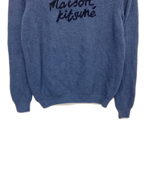 maison kitsune（メゾンキツネ）MAISON KITSUNE (メゾンキツネ) LM00814KT1063　セーター ネイビー サイズ:Mの古着・服飾アイテム