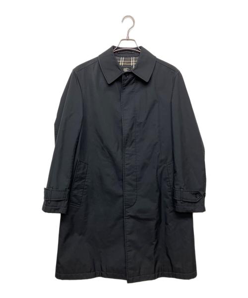 Burberry's（バーバリーズ）Burberry's (バーバリーズ) ステンカラーコート ブラック サイズ:Mの古着・服飾アイテム