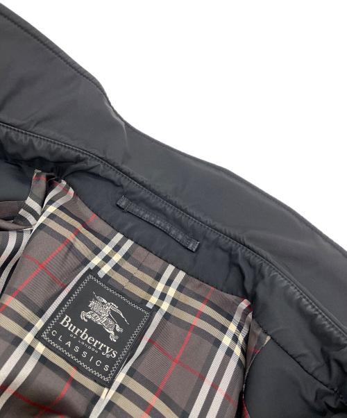 Burberry's（バーバリーズ）Burberry's (バーバリーズ) ステンカラーコート ブラック サイズ:Mの古着・服飾アイテム