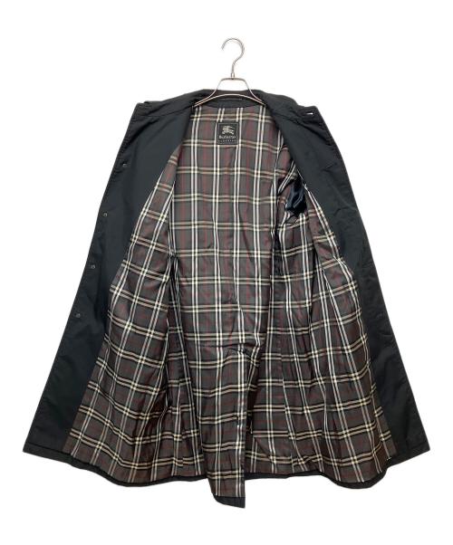 Burberry's（バーバリーズ）Burberry's (バーバリーズ) ステンカラーコート ブラック サイズ:Mの古着・服飾アイテム
