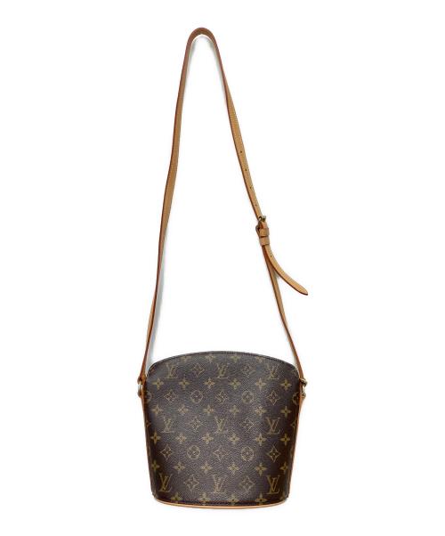 LOUIS VUITTON（ルイ ヴィトン）LOUIS VUITTON (ルイ ヴィトン) M51290　モノグラム　ドルーオ　ショルダーポーチ ブラウンの古着・服飾アイテム