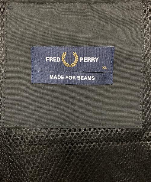 FRED PERRY（フレッドペリー）FRED PERRY (フレッドペリー) ハリントンジャケット ブラック サイズ:XLの古着・服飾アイテム