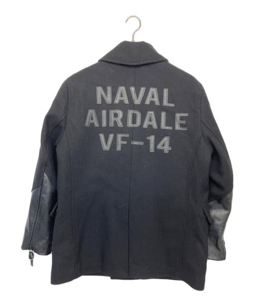 AVIREX（アヴィレックス）AVIREX (アヴィレックス) 6122143　Pコート ブラック サイズ:Lの古着・服飾アイテム