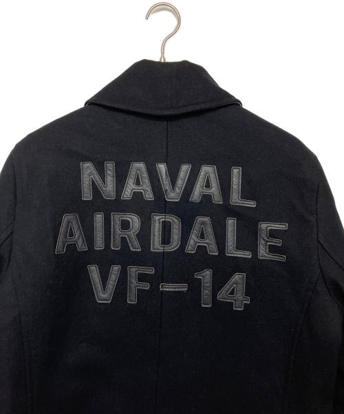 AVIREX（アヴィレックス）AVIREX (アヴィレックス) 6122143　Pコート ブラック サイズ:Lの古着・服飾アイテム