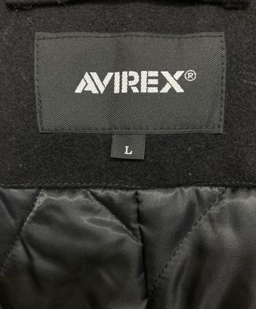 AVIREX（アヴィレックス）AVIREX (アヴィレックス) 6122143　Pコート ブラック サイズ:Lの古着・服飾アイテム